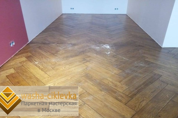 тонирование паркета 